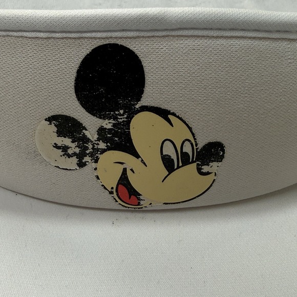Vintage Disney Mickey Mouse Visor Hat Walt Disney Company Fresh Caps - Picture 2 of 7